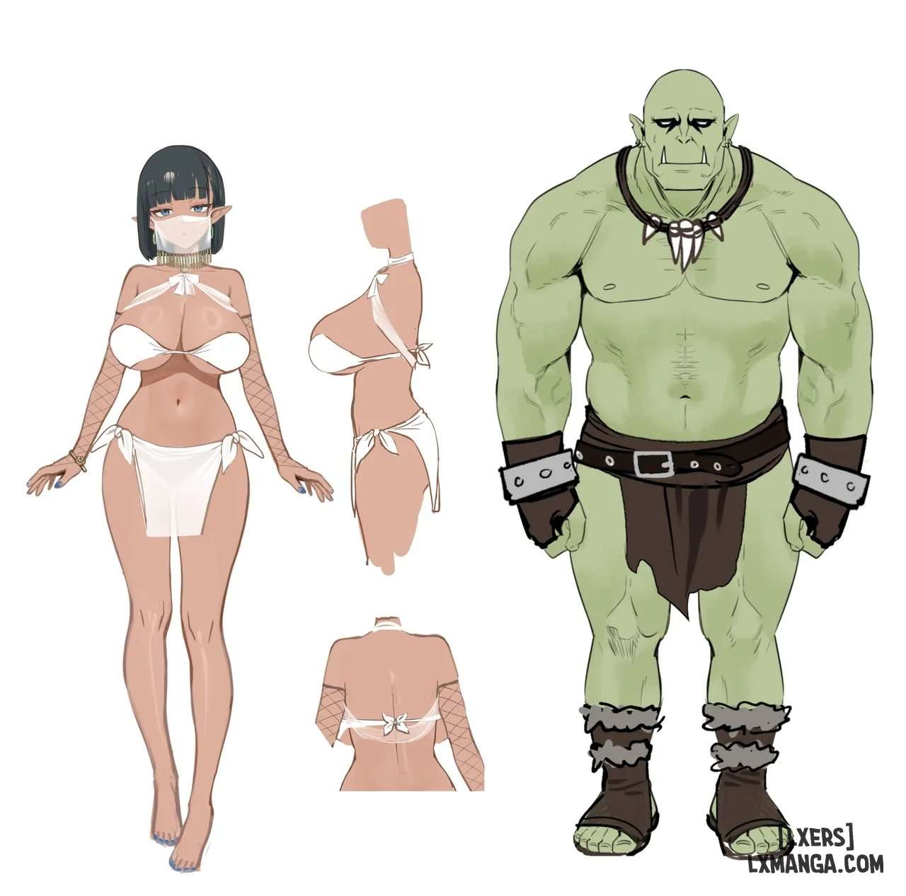 Yosei Shoukan 3-Goushitsu Lacy ~Kasshoku Hada Elf O Shimei Shita Dotei Orc~ 1 Chap 2 - End - Next Chap 3